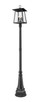 Z-Lite - 5015PHXLR-564P-BK - Five Light Outdoor Post Mounted Fixture - Rainer - Black