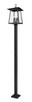 Z-Lite - 5015PHXLS-536P-BK - Five Light Outdoor Post Mounted Fixture - Rainer - Black