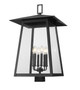 Z-Lite - 5015PHXXLS-BK - Six Light Outdoor Post Mount Fixture - Rainer - Black