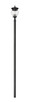 Z-Lite - 5016PHBR-5009P120-BK - Four Light Outdoor Post Mounted Fixture - Davina - Black