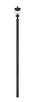 Z-Lite - 5016PHMR-5009P96-BK - Three Light Outdoor Post Mounted Fixture - Davina - Black