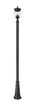 Z-Lite - 5016PHMR-5011P-BK - Three Light Outdoor Post Mounted Fixture - Davina - Black