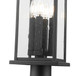 Tiberius Four Light Outdoor Pier Mounted Fixture (5017PHBR-533PM-BK)