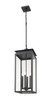 Nova Four Light Outdoor Chain Mount Ceiling Fixture (5018CHB-BK)