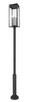 Z-Lite - 5018PHXLR-5010P-BK - Five Light Outdoor Post Mounted Fixture - Nova - Black