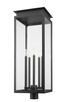 Nova Five Light Outdoor Post Mount Fixture (5018PHXLR-BK)