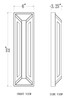 Banff LED Outdoor Wall Mount (5028B-BK-LED)