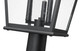 Raphael Three Light Outdoor Post Mount (5029PHBR-518P-BK)