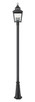 Raphael Three Light Outdoor Post Mount (5029PHBR-519P-BK)