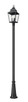 Raphael Three Light Outdoor Post Mount (5029PHBR-519P-BK)