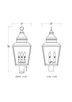 Raphael Three Light Outdoor Post Mount (5029PHBR-BK)