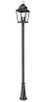 Z-Lite - 5029PHXLR-5011P-BK - Four Light Outdoor Post Mount - Raphael - Sand Black