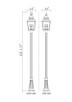 Raphael Four Light Outdoor Post Mount (5029PHXLR-5011P-BK)