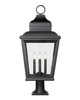 Raphael Four Light Outdoor Pier Mount (5029PHXLR-533PM-BK)