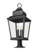Raphael Four Light Outdoor Pier Mount (5029PHXLR-533PM-BK)