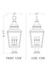 Raphael Four Light Outdoor Pier Mount (5029PHXLR-533PM-BK)