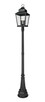Z-Lite - 5029PHXLR-564P-BK - Four Light Outdoor Post Mount - Raphael - Sand Black