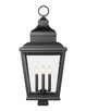 Raphael Four Light Outdoor Post Mount (5029PHXLS-BK)