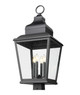 Raphael Four Light Outdoor Post Mount (5029PHXLS-BK)