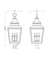 Raphael Four Light Outdoor Post Mount (5029PHXLS-BK)