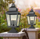 Raphael Four Light Outdoor Pier Mount (5029PHXLS-LSQPM-BK)
