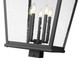 Raphael Five Light Outdoor Post Mount (5029PHXXLS-BK)