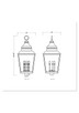 Raphael Five Light Outdoor Post Mount (5029PHXXLS-BK)