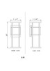 Luca LED Outdoor Wall Mount (517M-BK-LED)