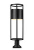 Luca LED Outdoor Pier Mounted Fixture (517PHB-533PM-BK-LED)