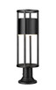 Z-Lite - 517PHM-553PM-BK-LED - LED Outdoor Pier Mounted Fixture - Luca - Black