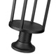 Luca LED Outdoor Pier Mounted Fixture (517PHM-553PM-BK-LED)