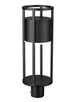 Luca LED Outdoor Post Moun Fixture (517PHM-BK-LED)
