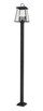 Z-Lite - 521PHBS-536P-BK - Four Light Outdoor Post Mounted Fixture - Broughton - Black