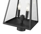 Broughton Two Light Outdoor Post Mount Fixture (521PHMR-BK)