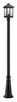 Z-Lite - 531PHBR-519P-BK - One Light Outdoor Post Mounted Fixture - Portland - Black