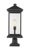 Z-Lite - 531PHBXLR-533PM-BK - One Light Outdoor Pier Mounted Fixture - Portland - Black