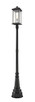 Z-Lite - 531PHBXLR-564P-BK - One Light Outdoor Post Mounted Fixture - Portland - Black