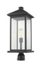 Portland One Light Outdoor Post Mount Fixture (531PHBXLR-BK)