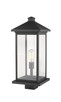 Portland One Light Outdoor Post Mount Fixture (531PHBXLS-BK)