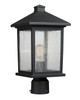 Z-Lite - 531PHMR-ORB - One Light Outdoor Post Mount Fixture - Portland - Oil Rubbed Bronze