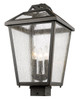 Z-Lite - 539PHBS-ORB - Three Light Outdoor Post Mount Fixture - Bayland - Oil Rubbed Bronze