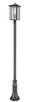 Z-Lite - 554PHXLR-518P-BK - Three Light Outdoor Post Mounted Fixture - Aspen - Black
