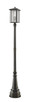 Z-Lite - 554PHXLR-564P-ORB - Three Light Outdoor Post Mounted Fixture - Aspen - Oil Rubbed Bronze
