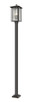 Z-Lite - 554PHXLS-536P-ORB - Three Light Outdoor Post Mounted Fixture - Aspen - Oil Rubbed Bronze