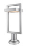 Z-Lite - 566PHBR-553PM-SL-LED - LED Outdoor Pier Mounted Fixture - Luttrel - Silver