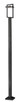 Z-Lite - 566PHBS-536P-BK-LED - LED Outdoor Post Moun Fixture - Luttrel - Black