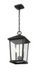 Beacon Two Light Outdoor Chain Mount Ceiling Fixture (568CHB-BK)