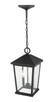 Beacon Two Light Outdoor Chain Mount Ceiling Fixture (568CHB-BK)