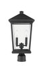 Beacon Two Light Outdoor Post Mount Fixture (568PHBR-BK)