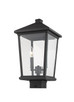 Beacon Two Light Outdoor Post Mount Fixture (568PHBS-BK)